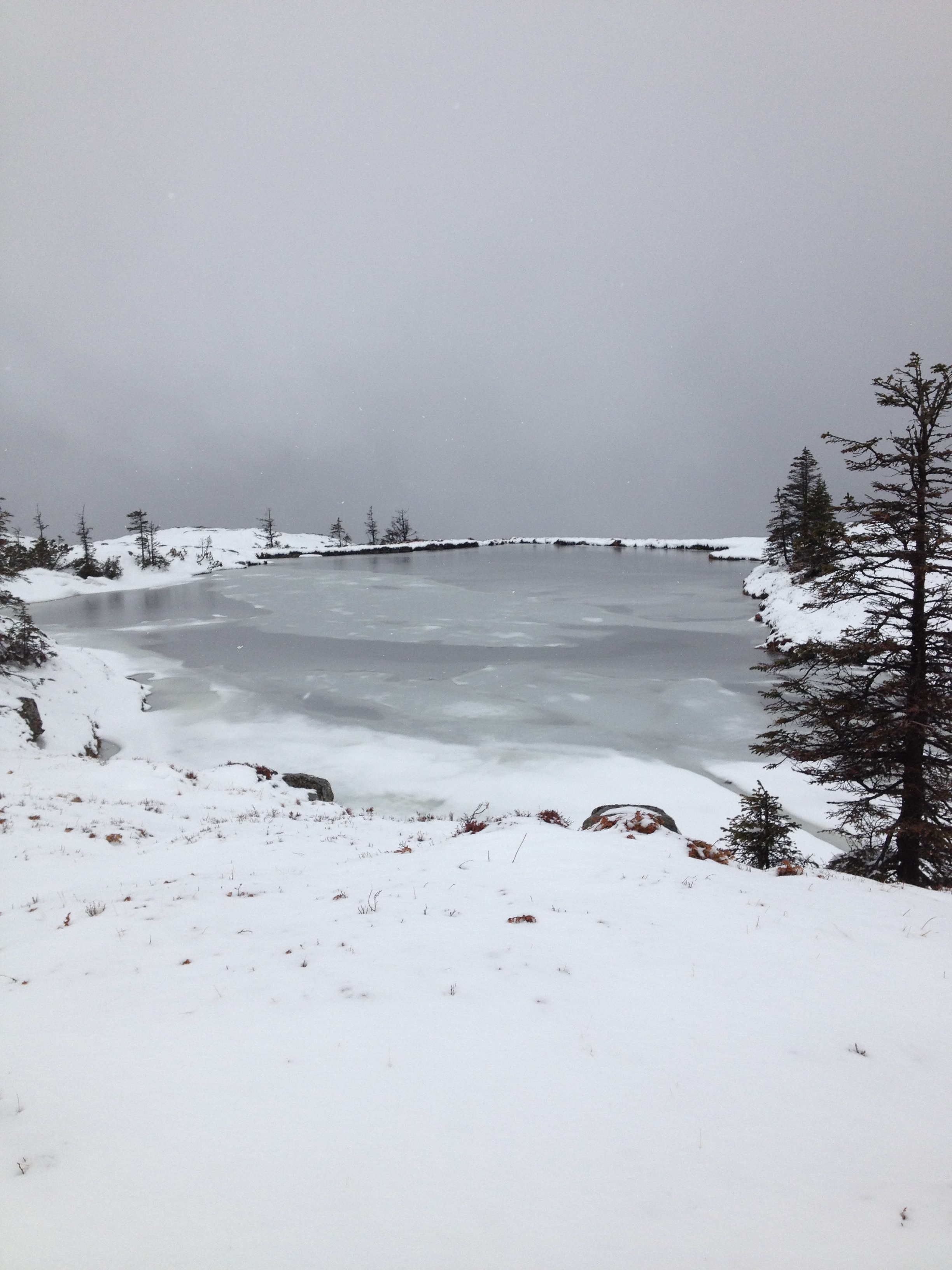 Frozen reservoir