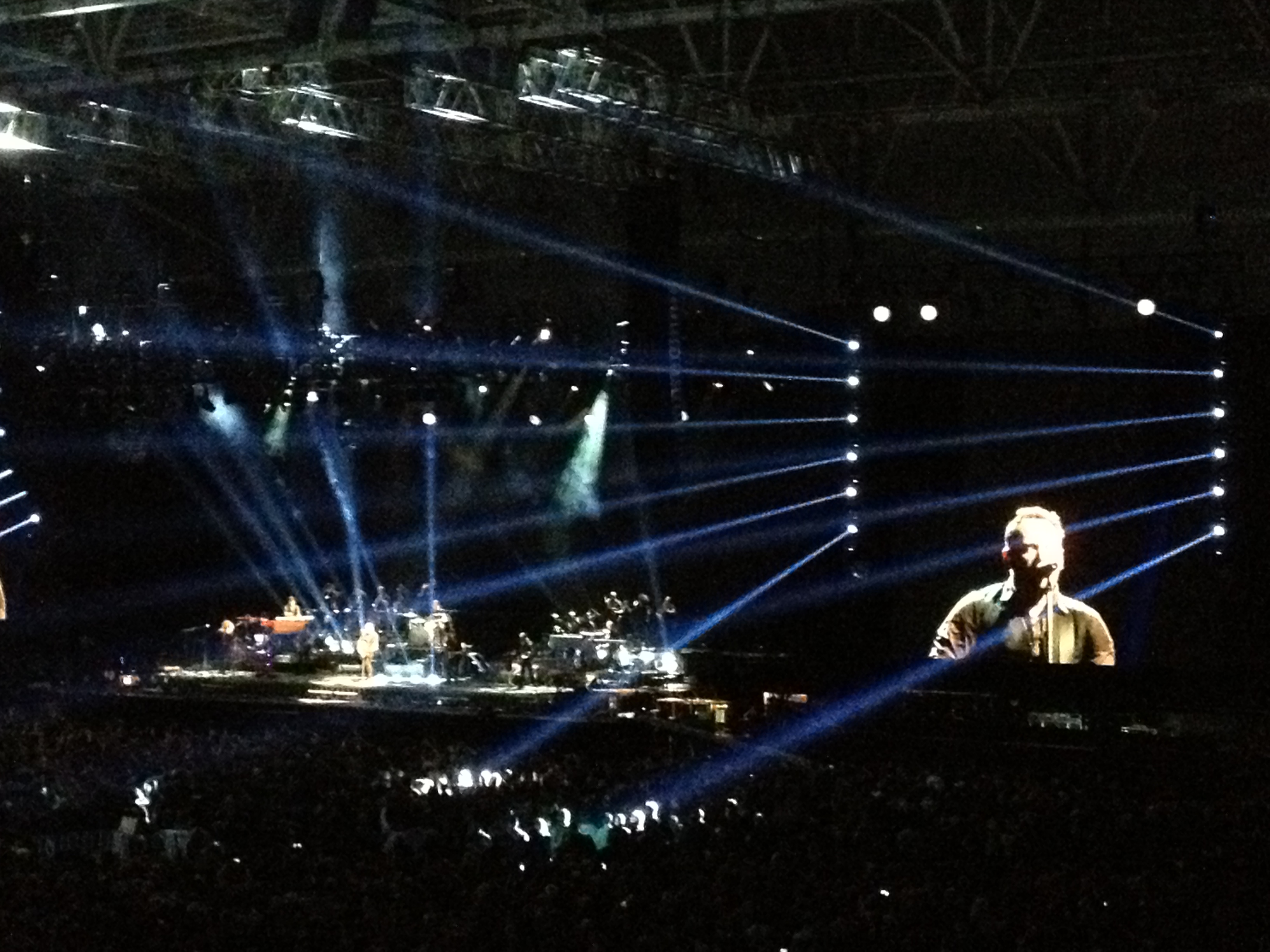 Bruce, 23,000 people in the arena and us