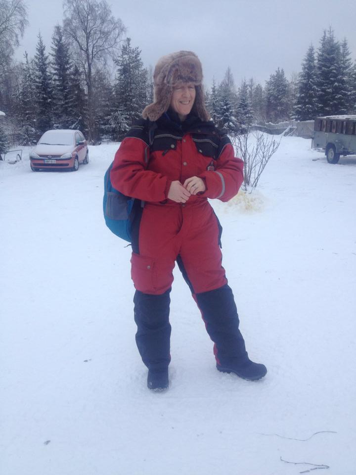 Lovely snowmobile outfit