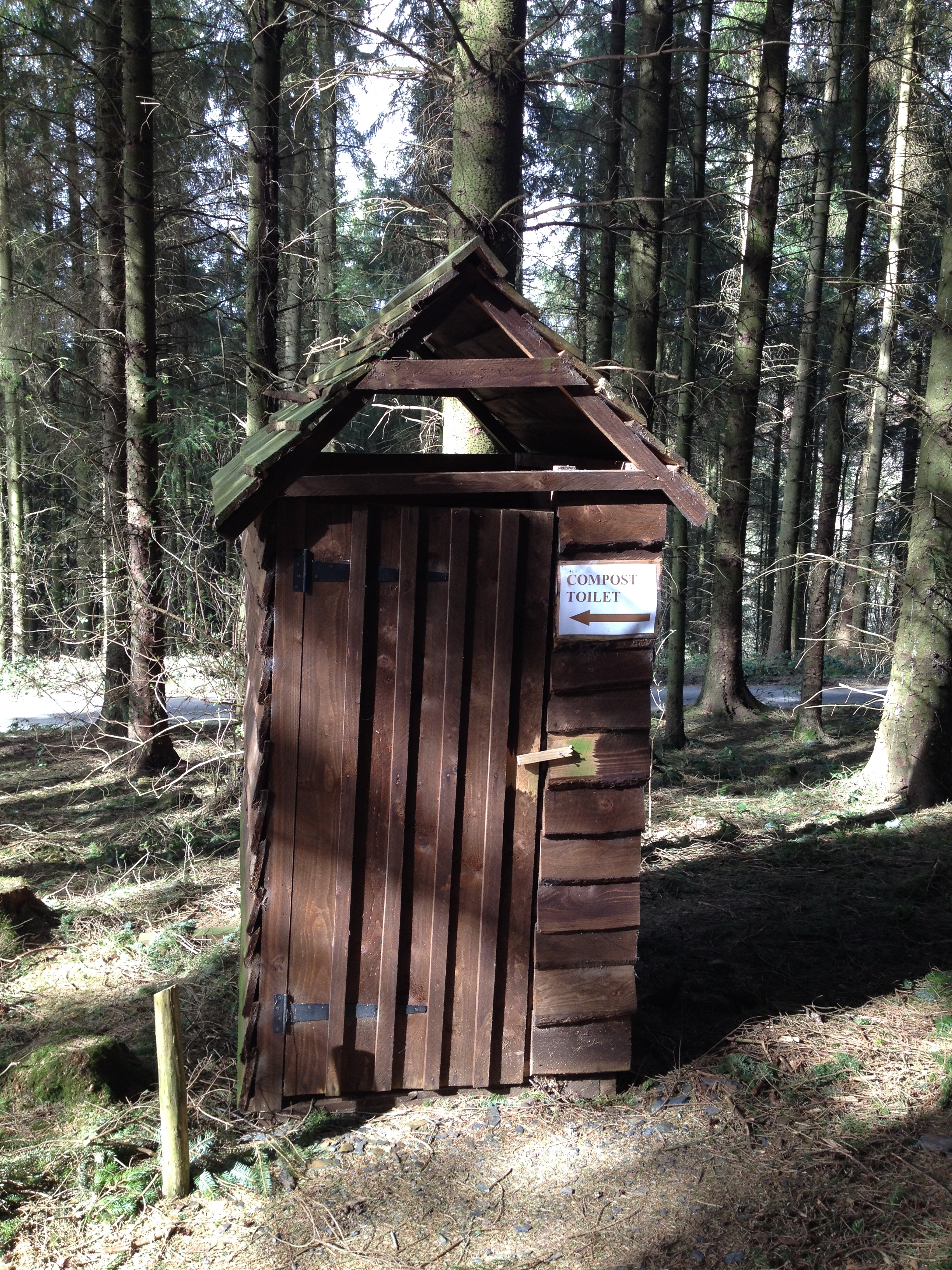 Before I saw this hut from this angle I said "if this was in Finland it would be a compost loo!"