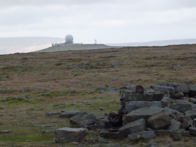 Golf ball on Great Dun Fell
