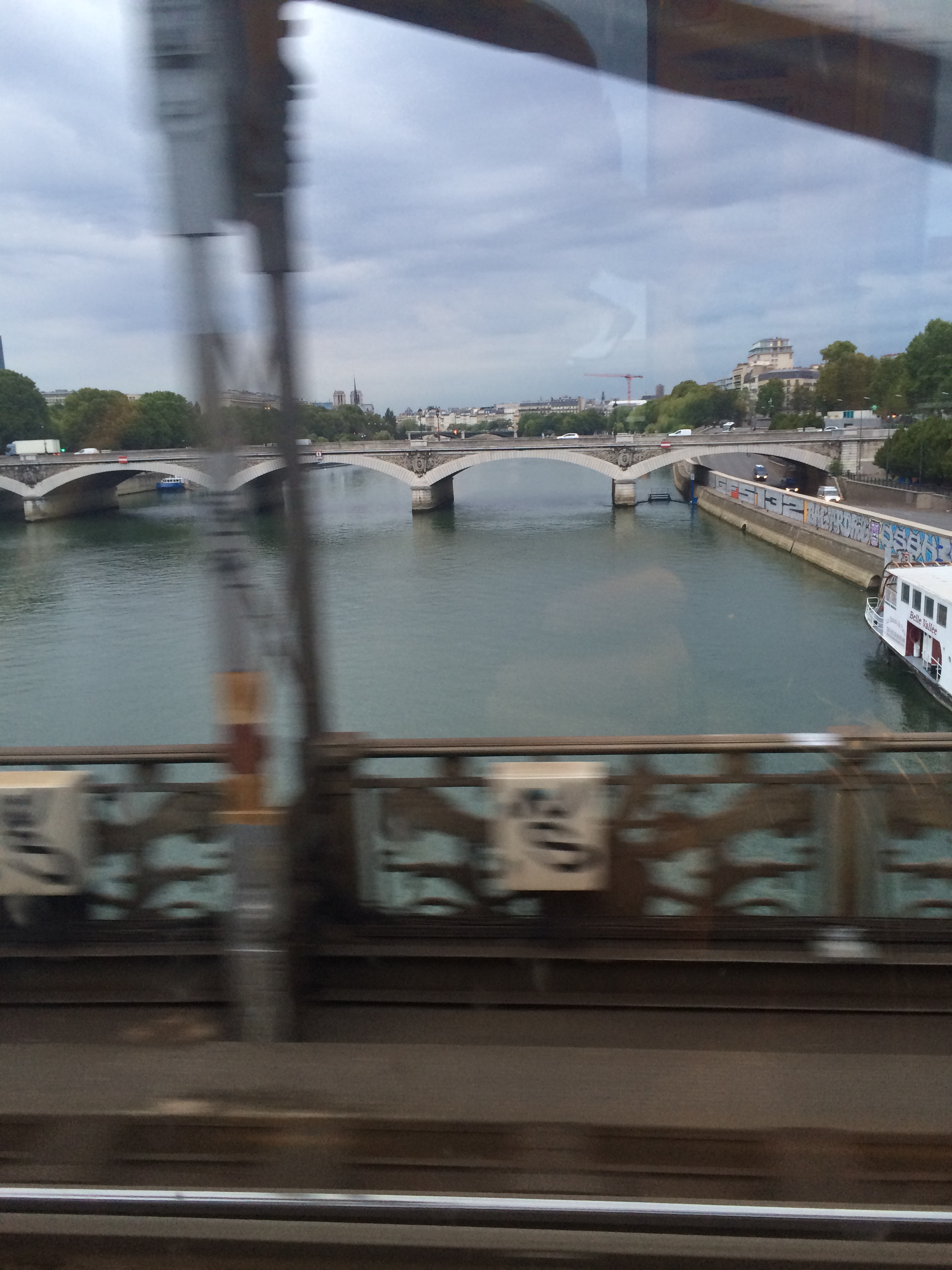 The Seine from the Metro